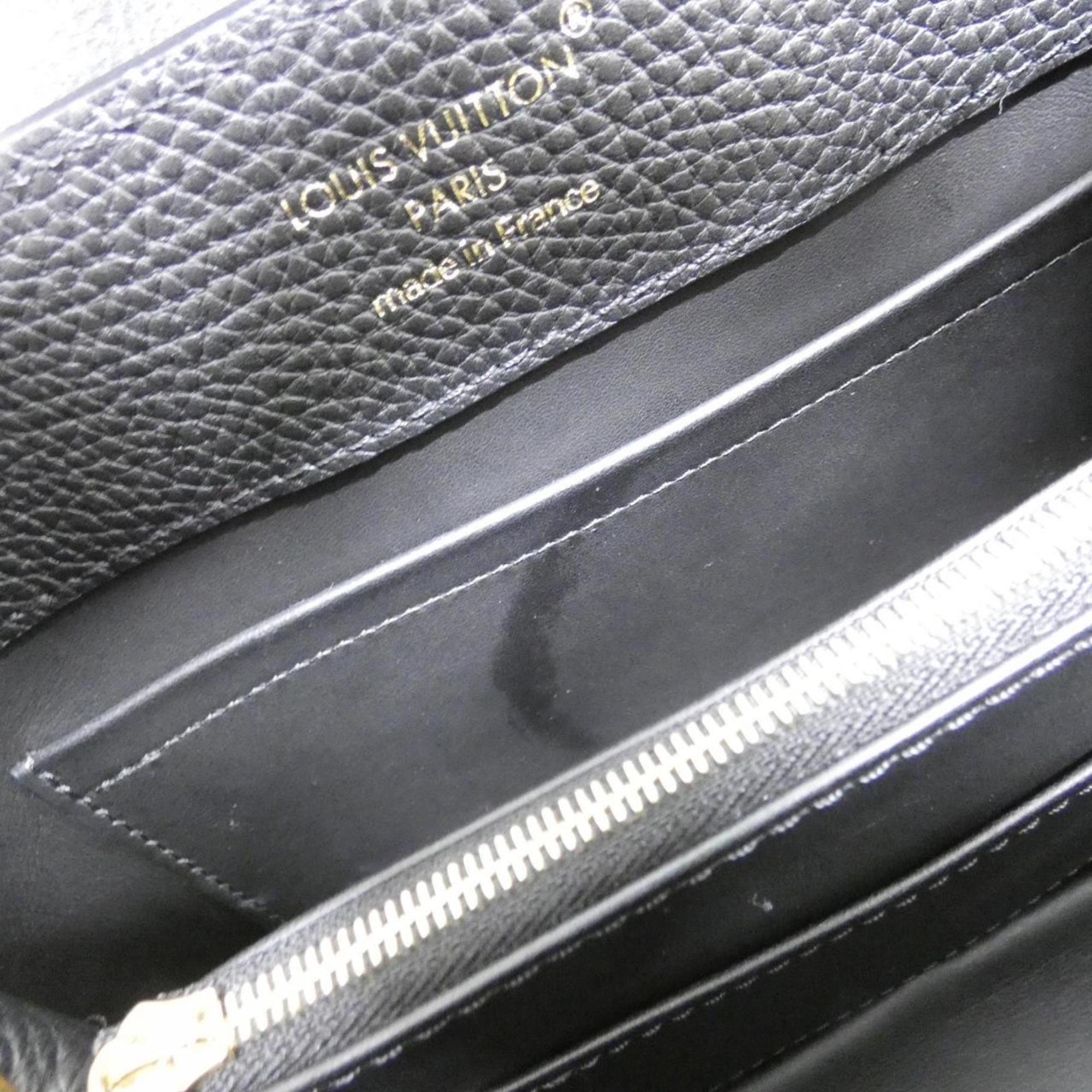 Louis Vuitton Taurillon Black Leather Handbag (Pre-Owned)