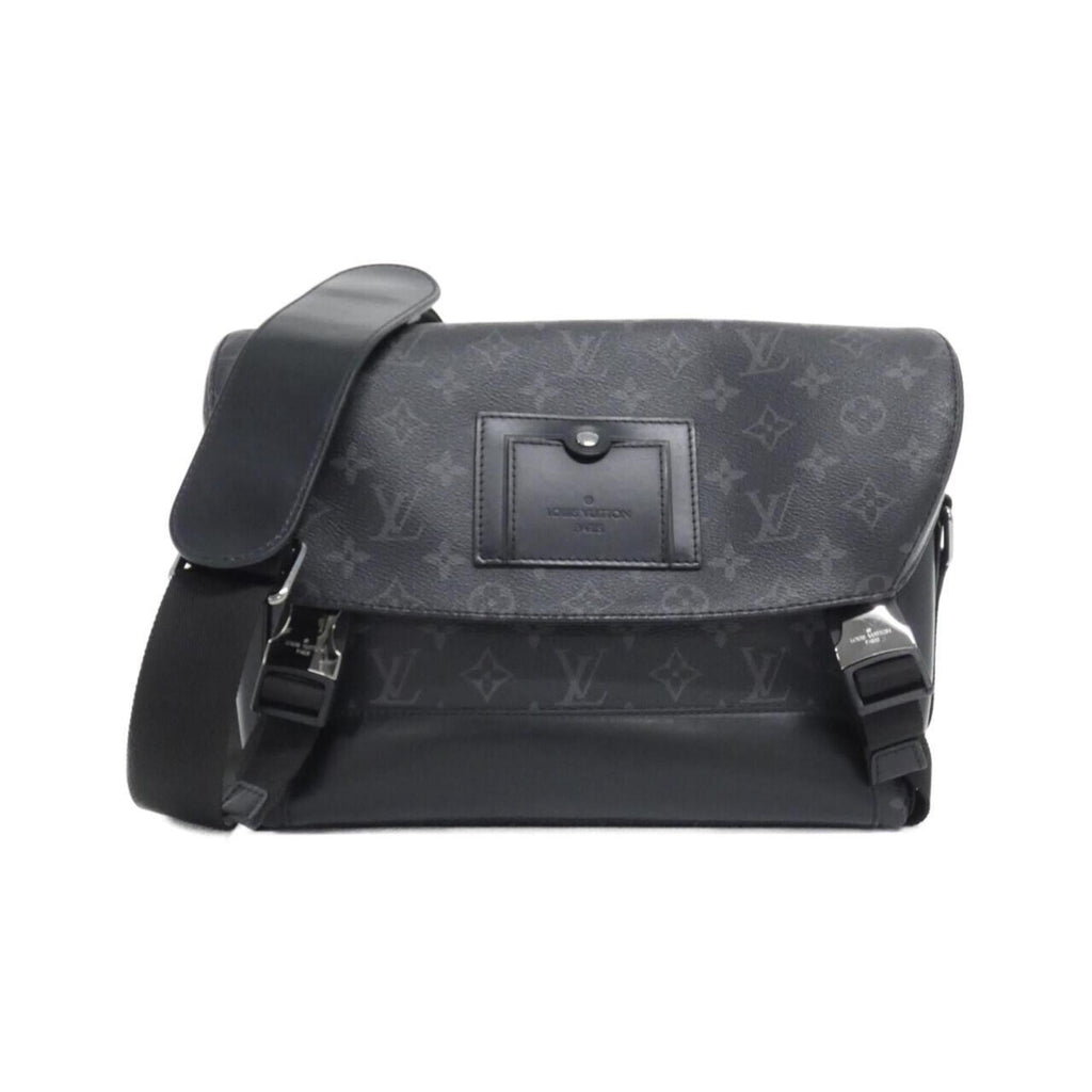Louis Vuitton Black Coated Canvas Shoulder Bag (Pre-Owned)
