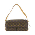 Louis Vuitton Marron Coated Canvas Shoulder Bag (Pre-Owned)