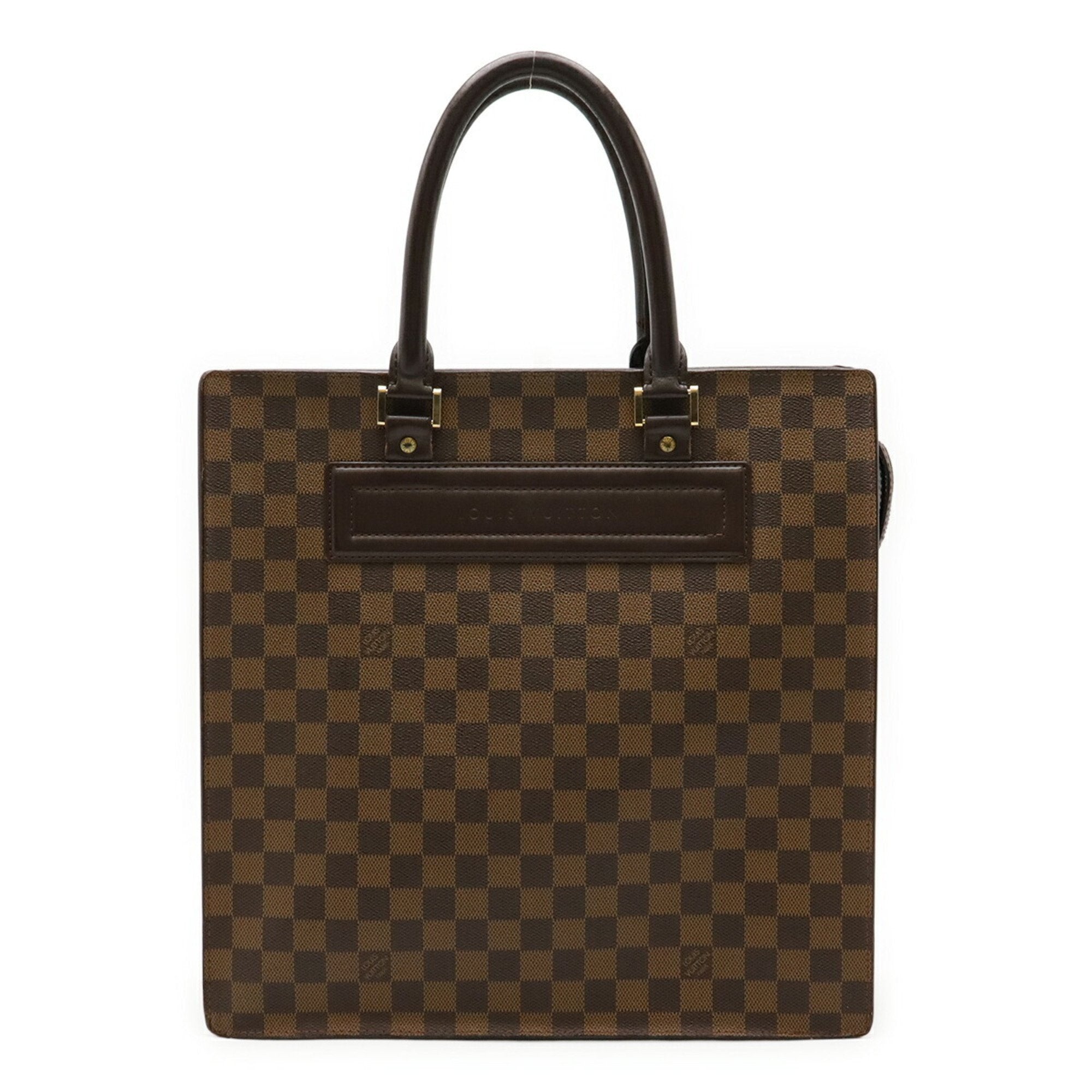 Louis Vuitton Brown Damier Canvas Pvc Handbag Tote Bag (Pre-Owned)