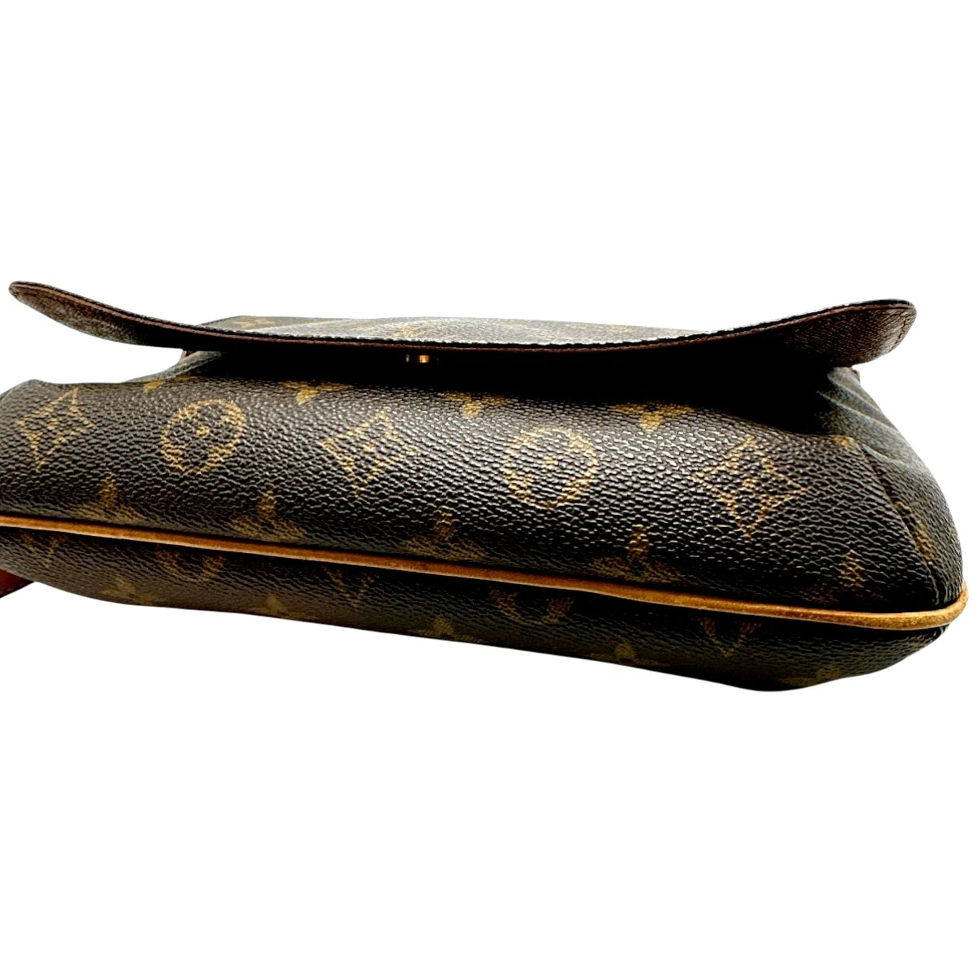 Louis Vuitton Brown Monogram Canvas Shoulder Bag (Pre-Owned)