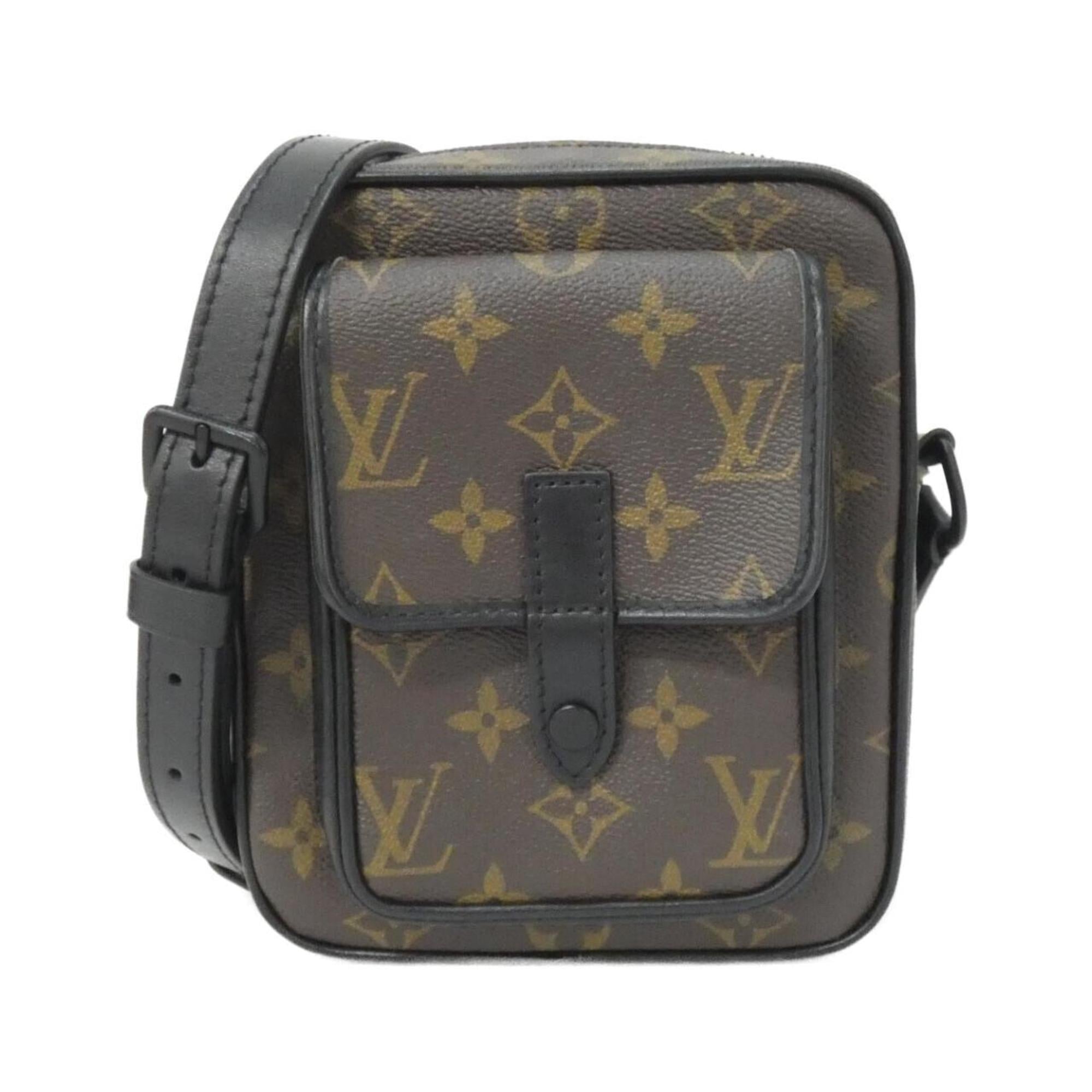 Louis Vuitton Marron Coated Canvas Shoulder Bag (Pre-Owned)