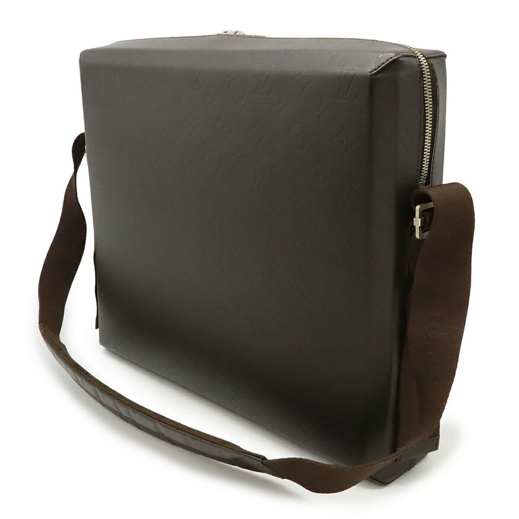 Louis Vuitton Brown Coffee Dark Brown Leather Shoulder Bag (Pre-Owned)