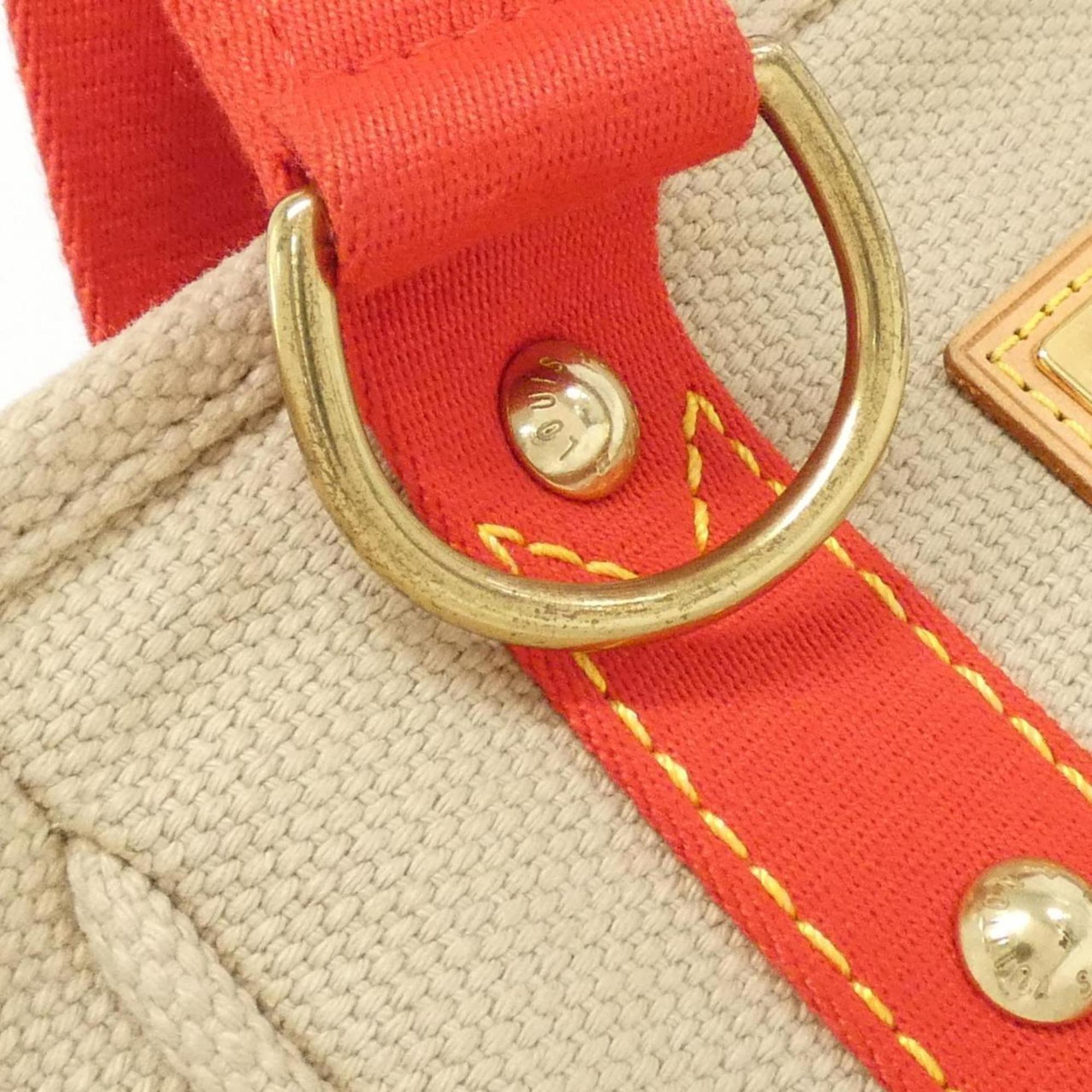 Louis Vuitton Beige Canvas Handbag (Pre-Owned)