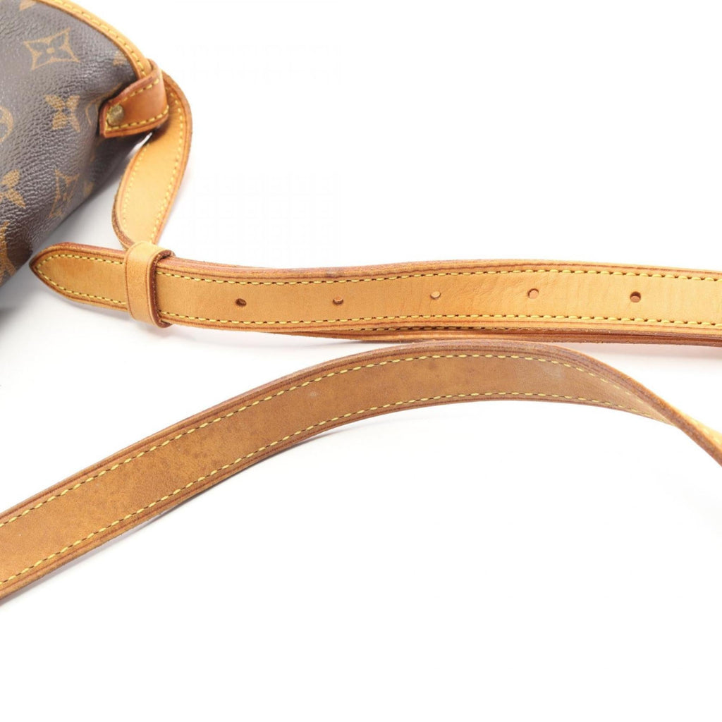 Louis Vuitton Brown Coated Canvas Monogram Leather Pvc Shoulder Bag (Pre-Owned)