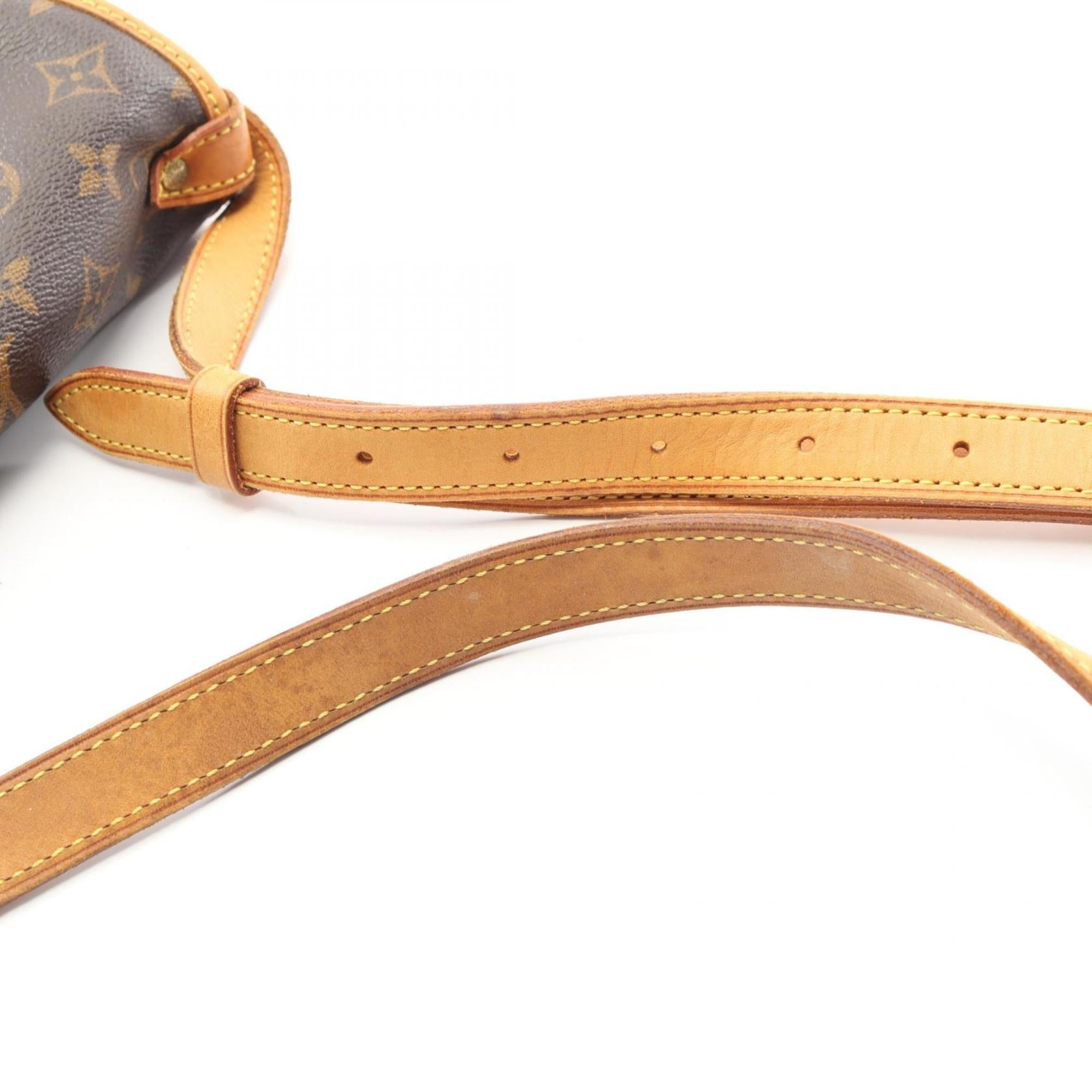 Louis Vuitton Brown Coated Canvas Monogram Leather Pvc Shoulder Bag (Pre-Owned)