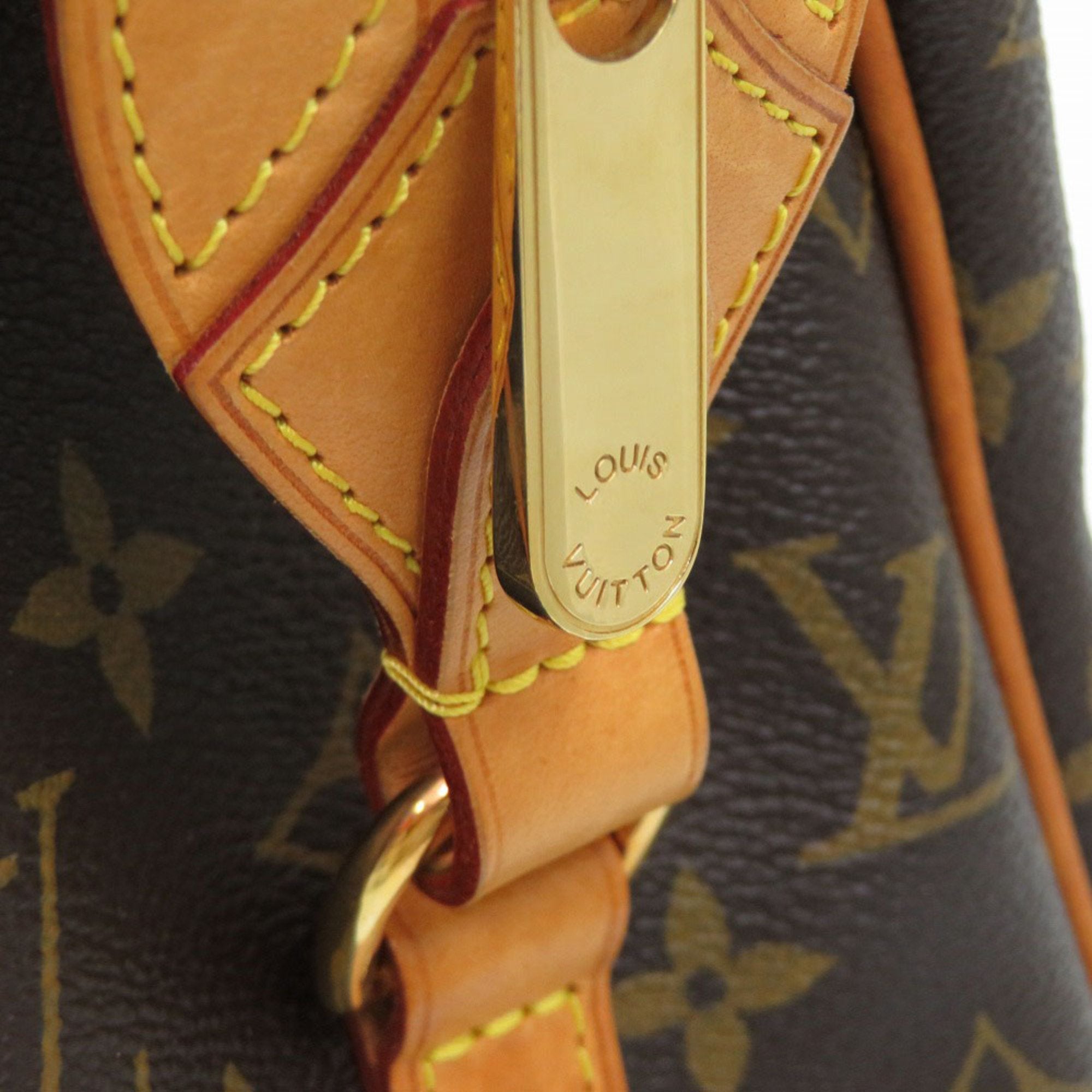 Louis Vuitton Brown Camel Monogram Monogram Tote Bag (Pre-Owned)
