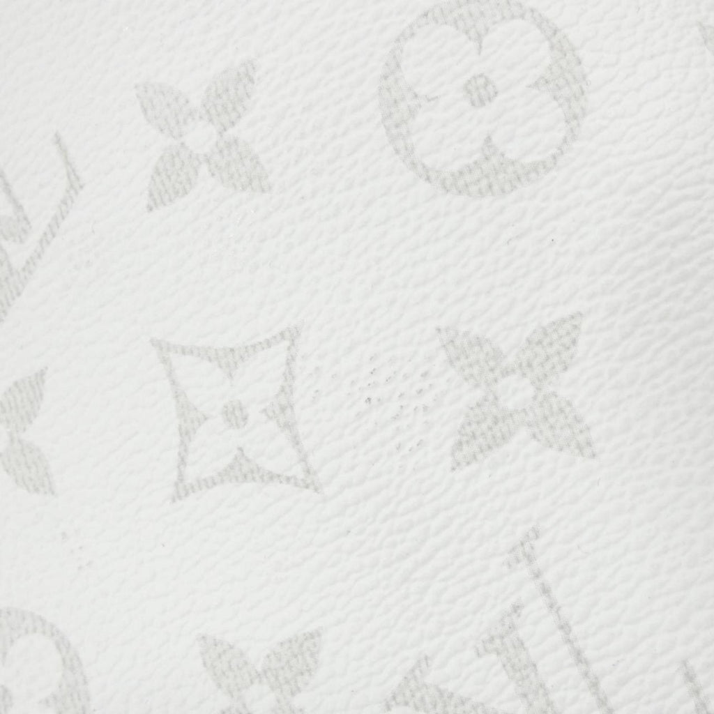 Louis Vuitton White Coated Canvas Leather Handbag (Pre-Owned)