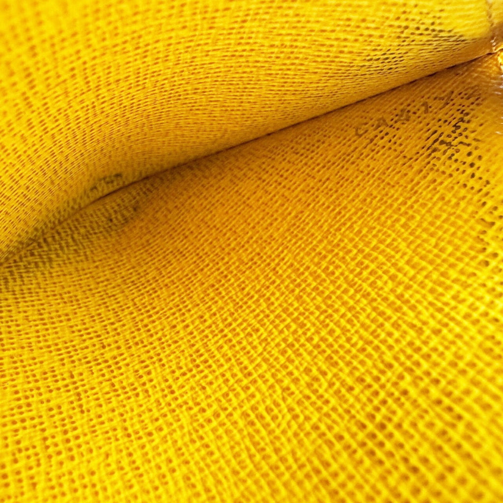 Louis Vuitton Yellow Epi Leather Long Wallet (Bi-Fold) (Pre-Owned)