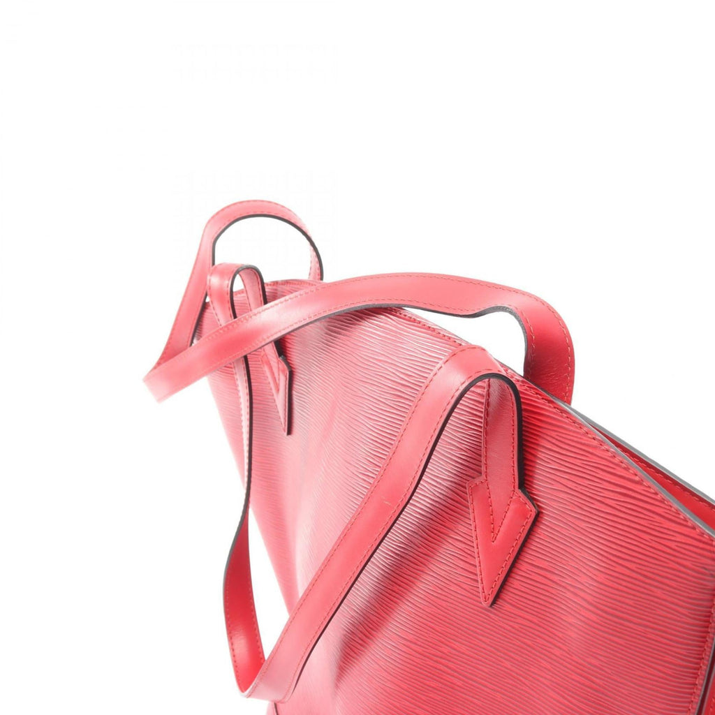 Louis Vuitton Castilian Red Red Color Epi Leather Shoulder Bag (Pre-Owned)