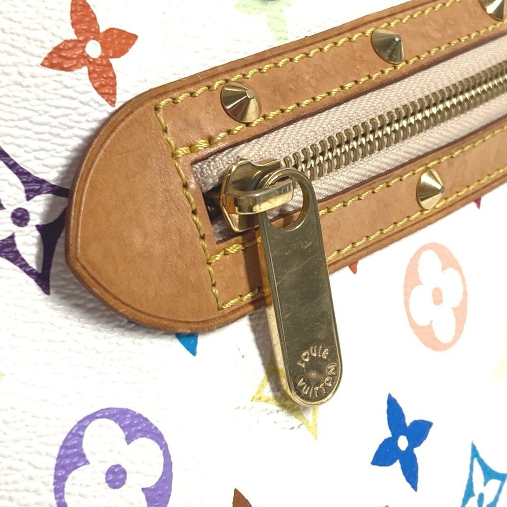 Louis Vuitton Monogram Multicolore Blanc White Monogram Multicolore Handbag Tote Bag (Pre-Owned)