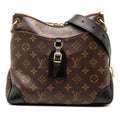 Louis Vuitton Black Brown Pvc Leather Shoulder Bag (Pre-Owned)