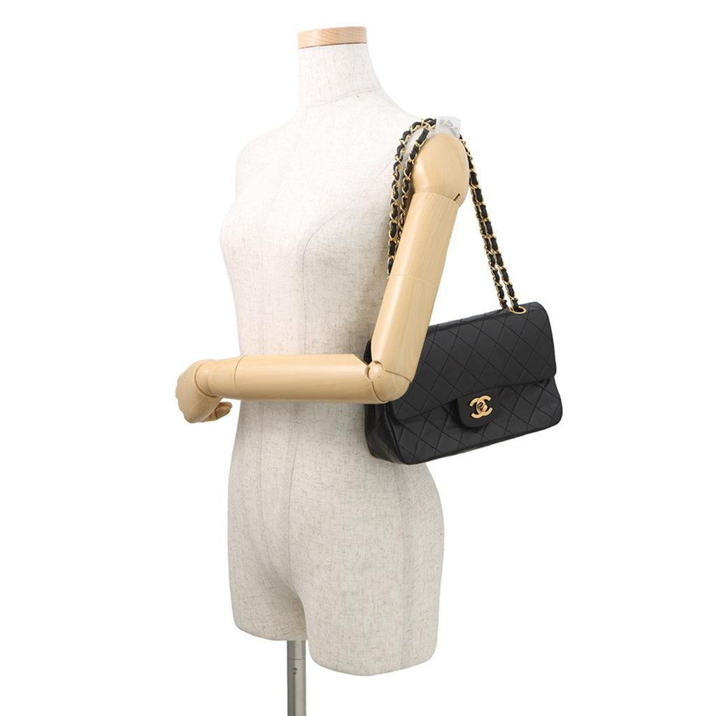 Vintage Classic Double Flap Bag Quilted Lambskin Small
