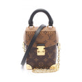 Louis Vuitton Brown Coated Canvas Leather Handbag (Pre-Owned)