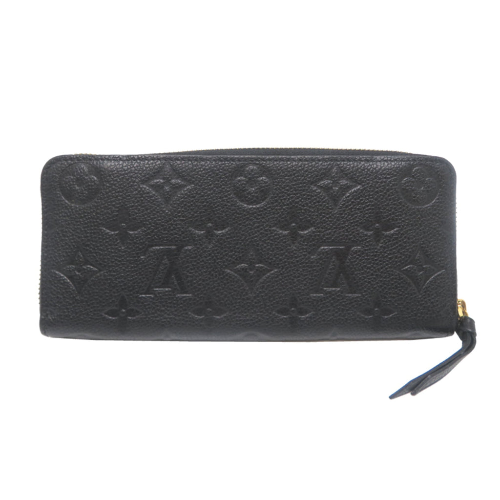 Louis Vuitton Black Noir Monogram Empreinte Long Wallet (Bi-Fold) (Pre-Owned)