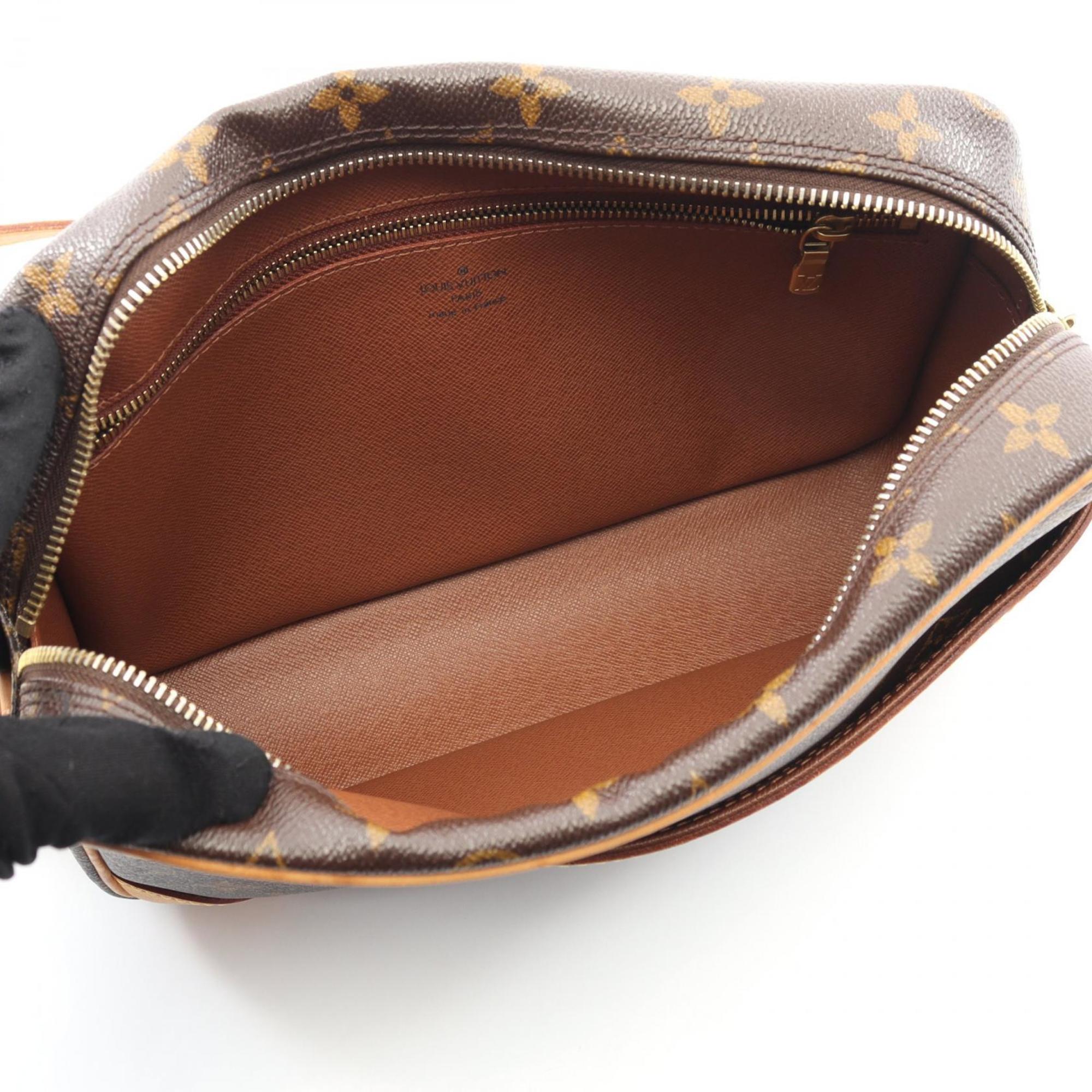 Louis Vuitton Brown Coated Canvas Pvc Leather Monogram Shoulder Bag (Pre-Owned)