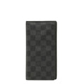 Louis Vuitton Damier Graphite Black Gray Damier Graphite Long Wallet (Bi-Fold) (Pre-Owned)