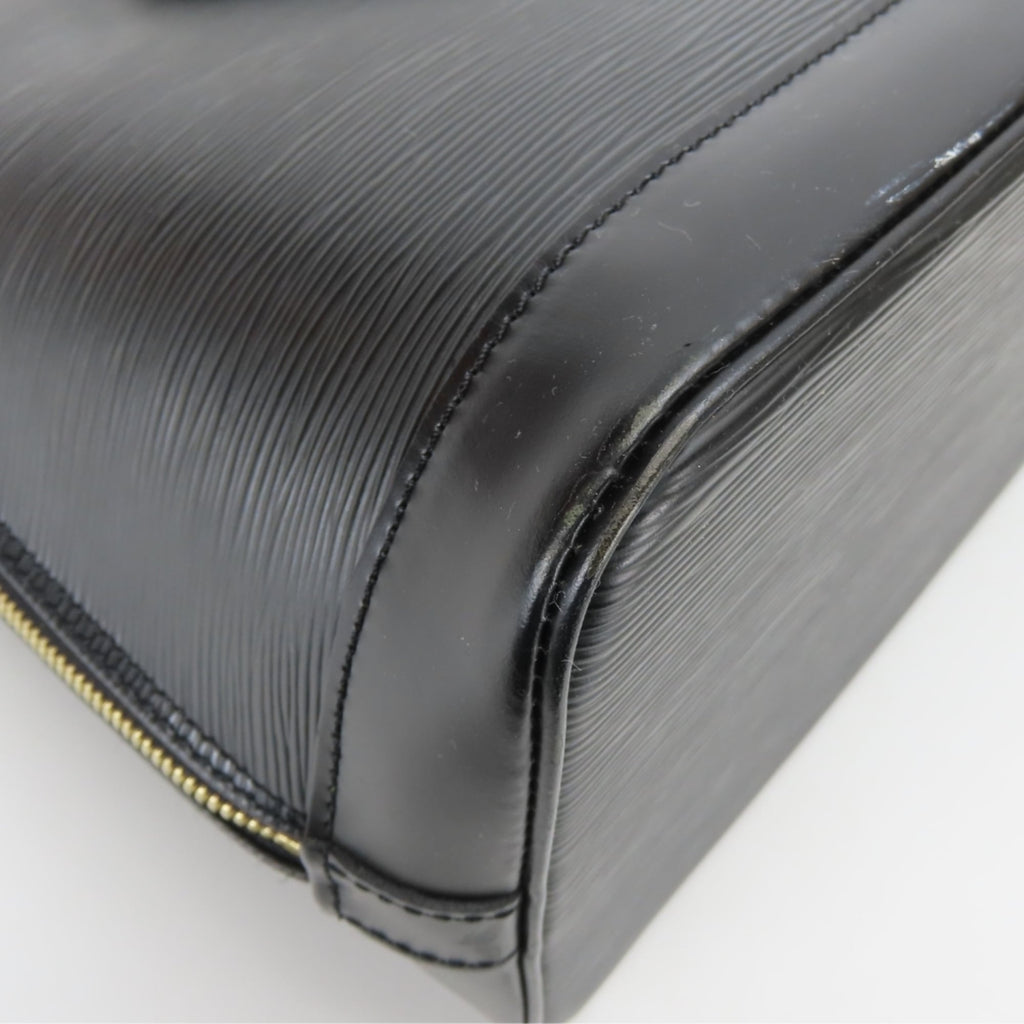 Louis Vuitton Epi Black Noir Epi Leather Handbag (Pre-Owned)