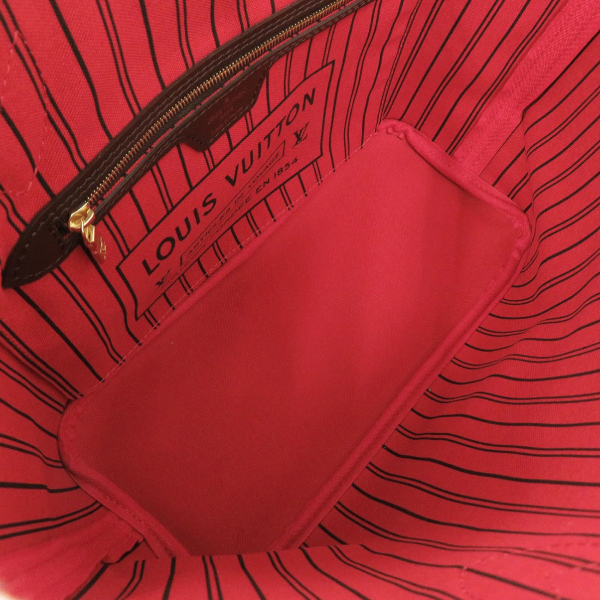 Louis Vuitton Cerise Damier Canvas Pouch Tote Bag (Pre-Owned)