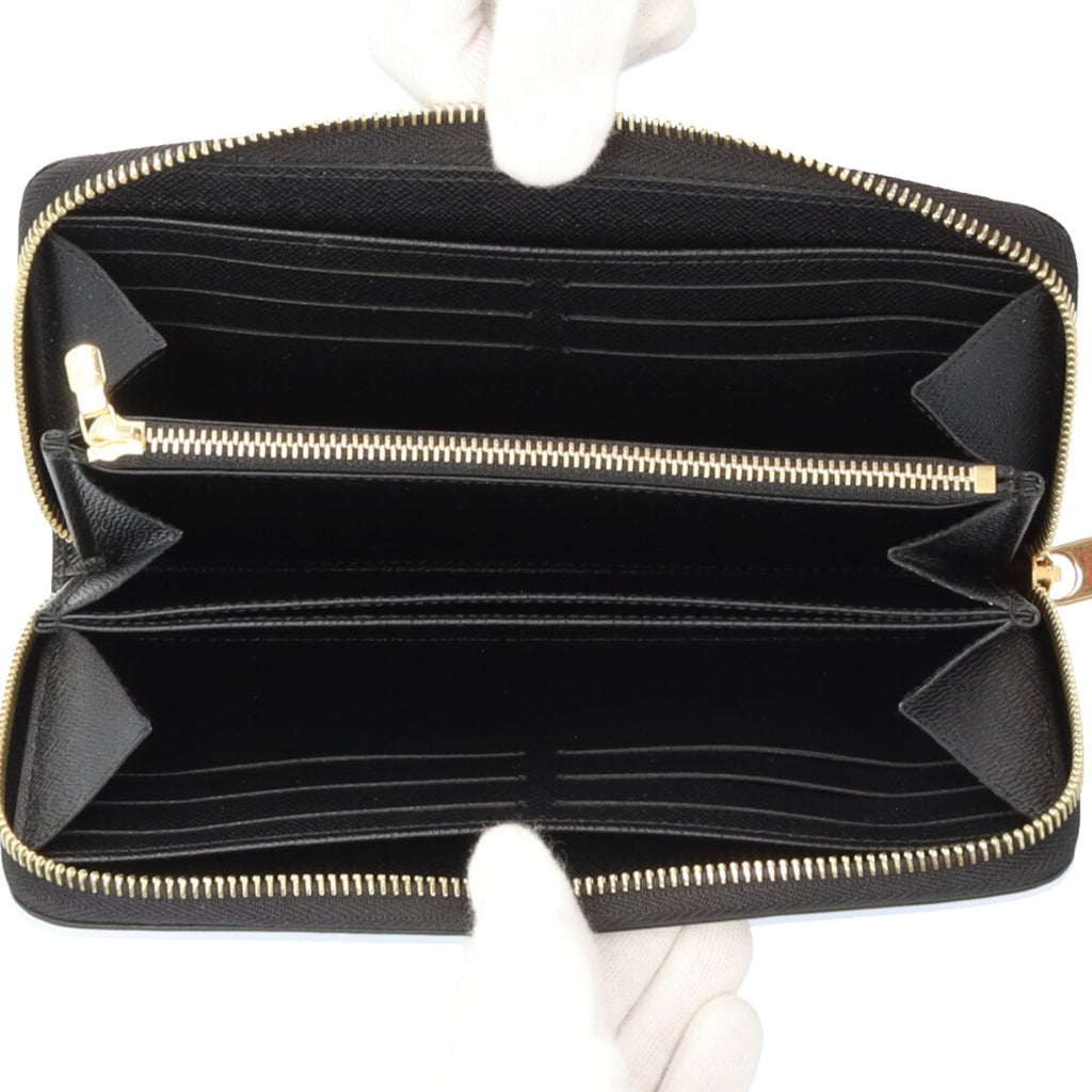 Louis Vuitton Black Noir Epi Leather Long Wallet (Bi-Fold) (Pre-Owned)