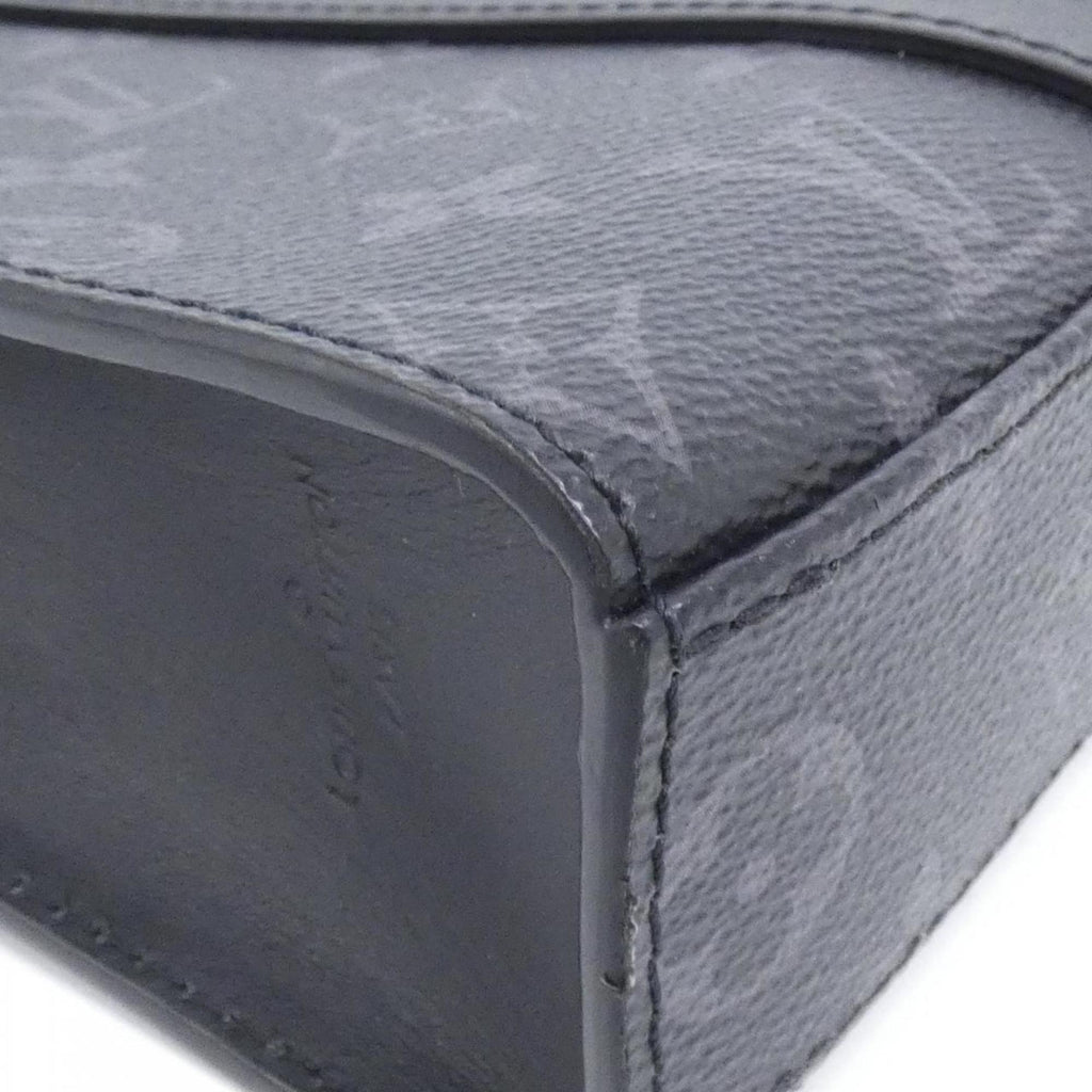 Louis Vuitton Black Coated Canvas Handbag (Pre-Owned)