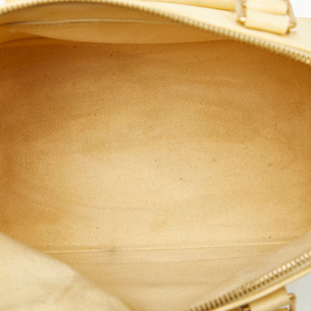 Louis Vuitton Yellow Leather Handbag (Pre-Owned)