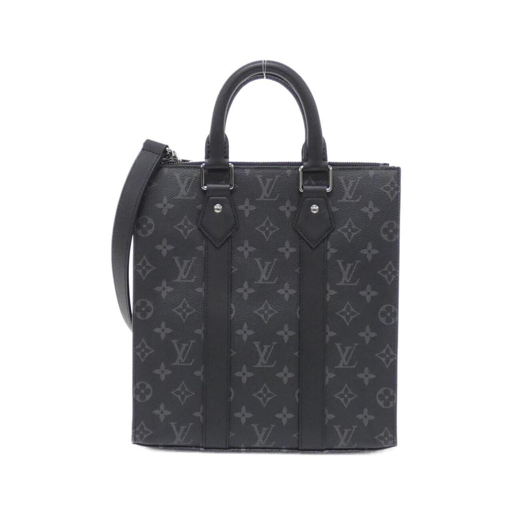 Louis Vuitton Black Coated Canvas Handbag (Pre-Owned)