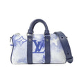 Louis Vuitton Blue Coated Canvas Boston Bag (Pre-Owned)