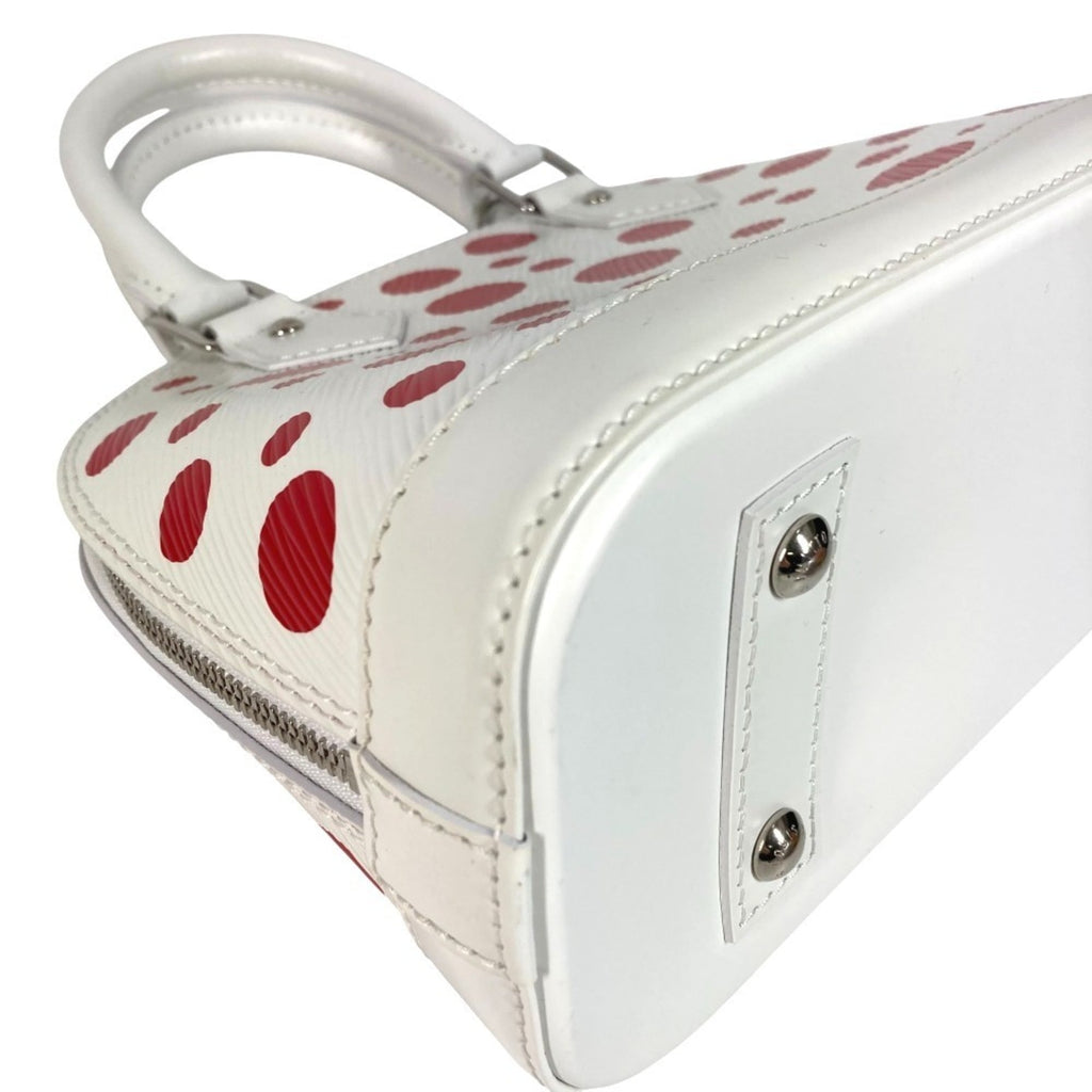 Louis Vuitton Yayoi Kusama Red Color White Epi Leather Handbag Shoulder Bag (Pre-Owned)