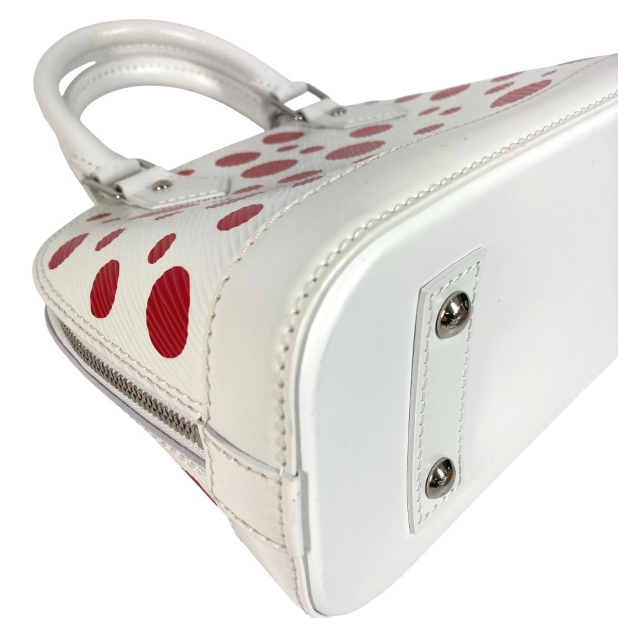 Louis Vuitton Yayoi Kusama Red Color White Epi Leather Handbag Shoulder Bag (Pre-Owned)