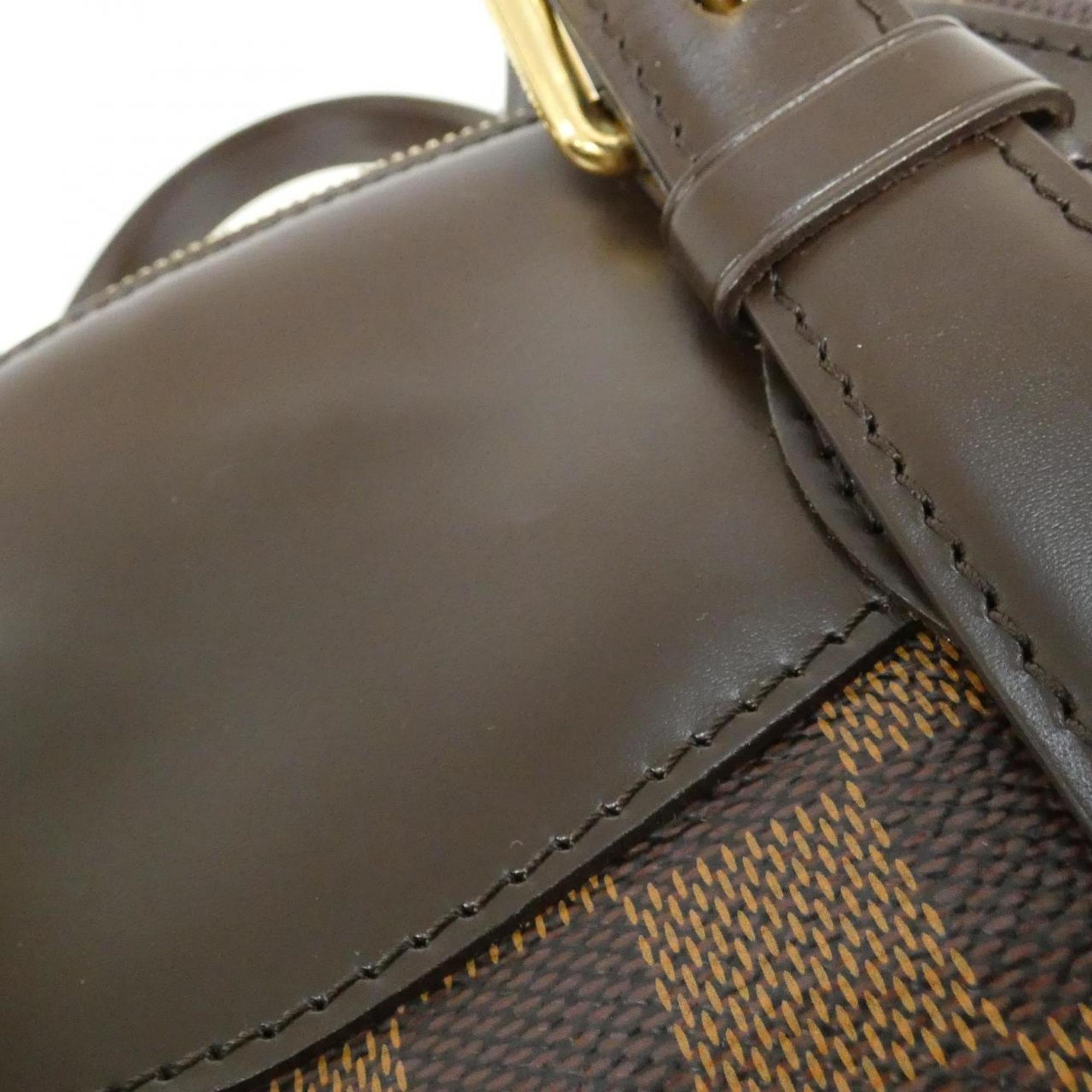 Louis Vuitton Brown Coated Canvas Shoulder Bag (Pre-Owned)