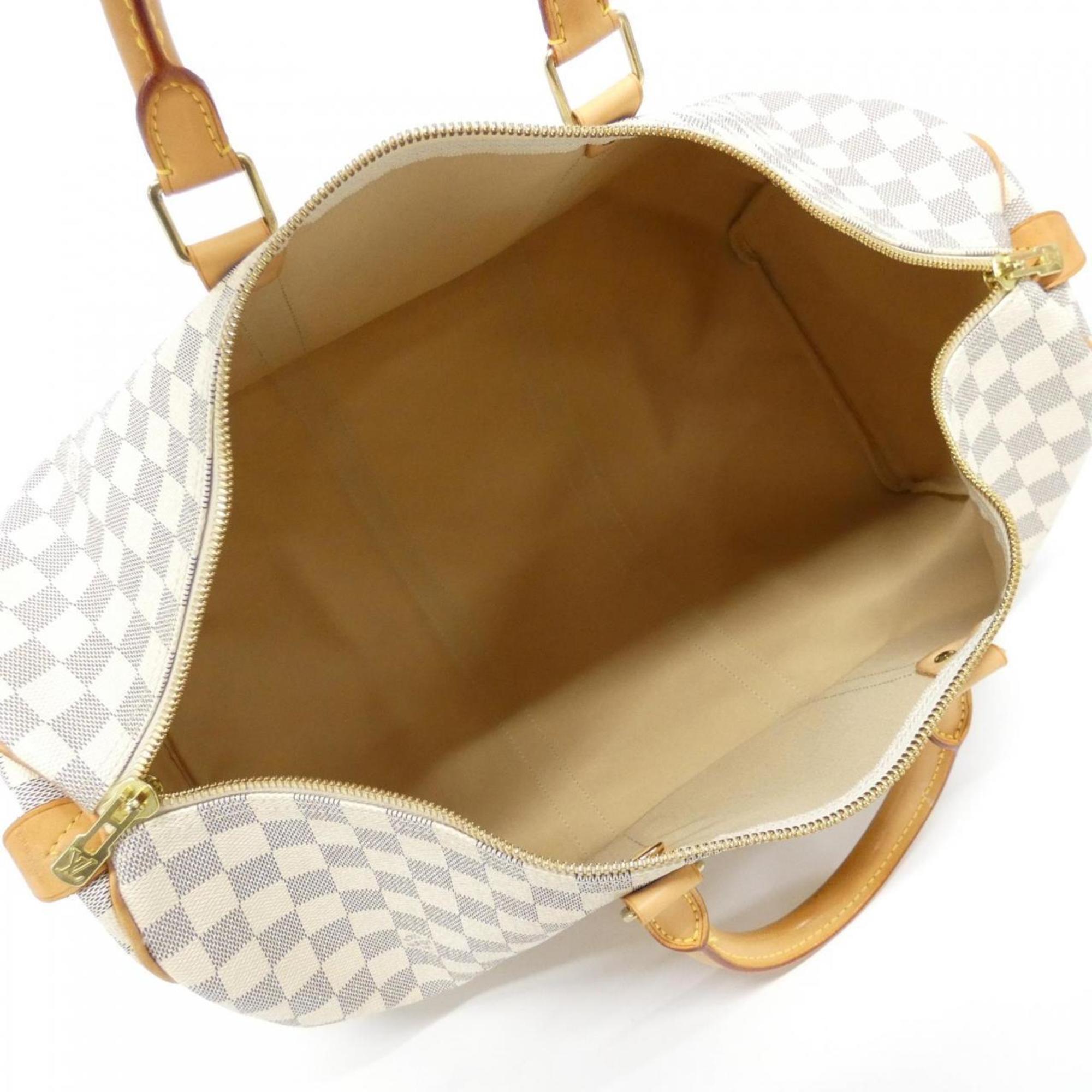 Louis Vuitton Damier Azur Azur Coated Canvas Boston Bag (Pre-Owned)