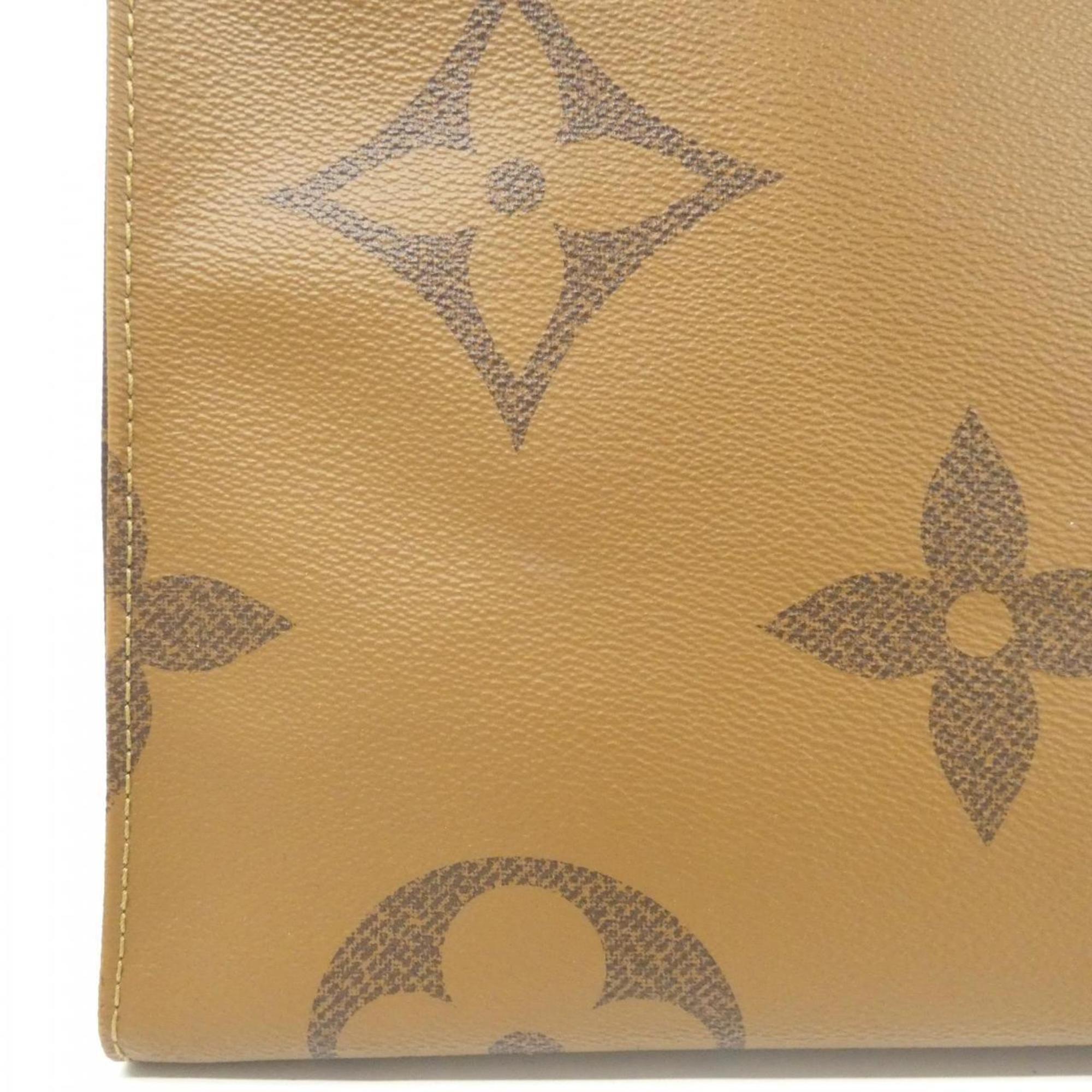 Louis Vuitton Marron Coated Canvas Handbag (Pre-Owned)
