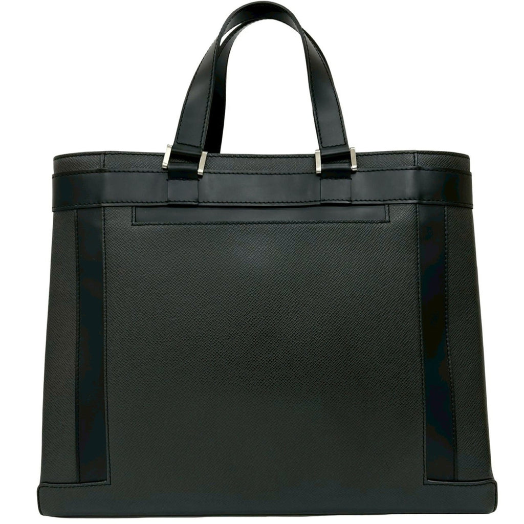 Louis Vuitton Black Leather Tote Bag (Pre-Owned)