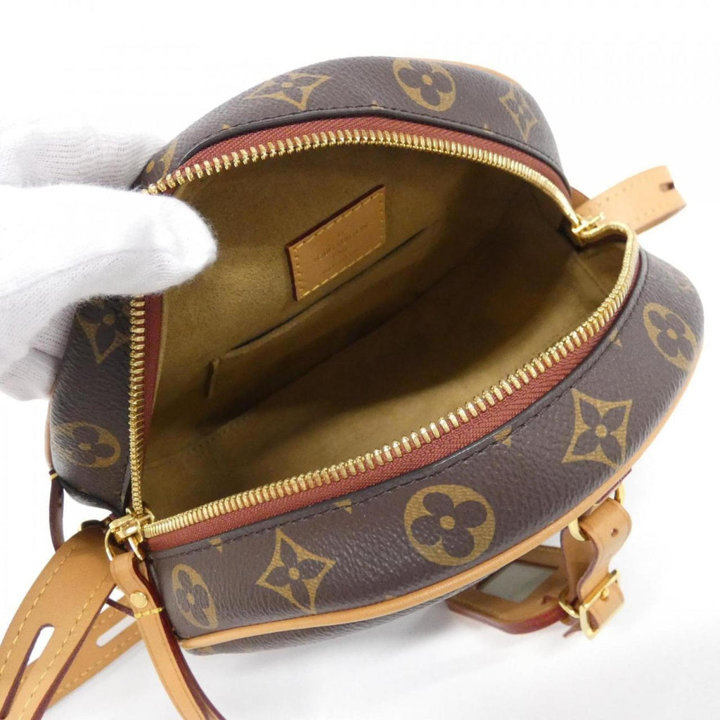 Louis Vuitton Marron Coated Canvas Shoulder Bag (Pre-Owned)