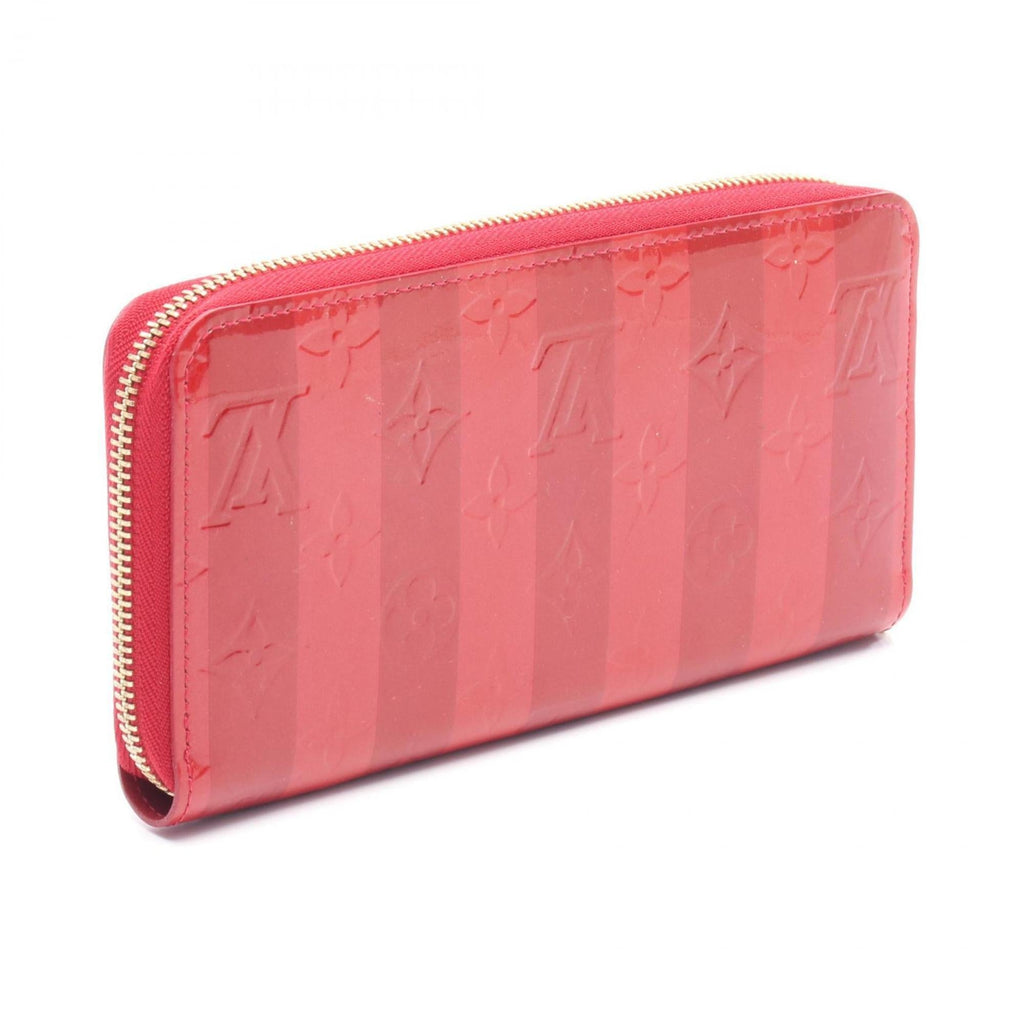 Louis Vuitton Bordeaux Red Color Leather Long Wallet (Bi-Fold) (Pre-Owned)