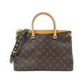 Louis Vuitton Marron Saffron Coated Canvas Leather Handbag (Pre-Owned)