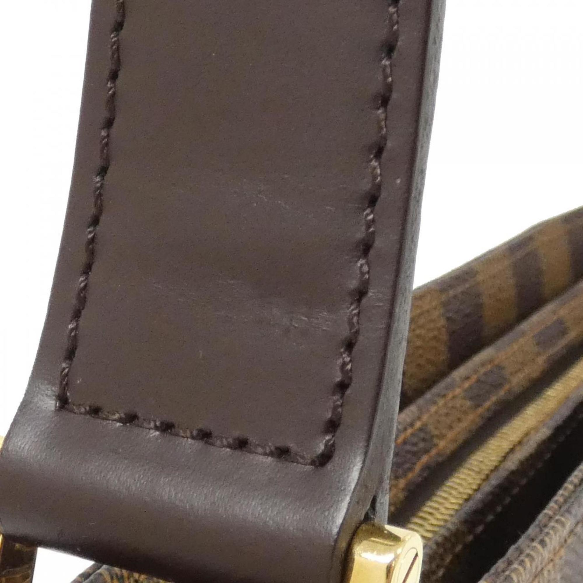 Louis Vuitton Damier Damier Canvas Ebene Damier Canvas Shoulder Bag (Pre-Owned)