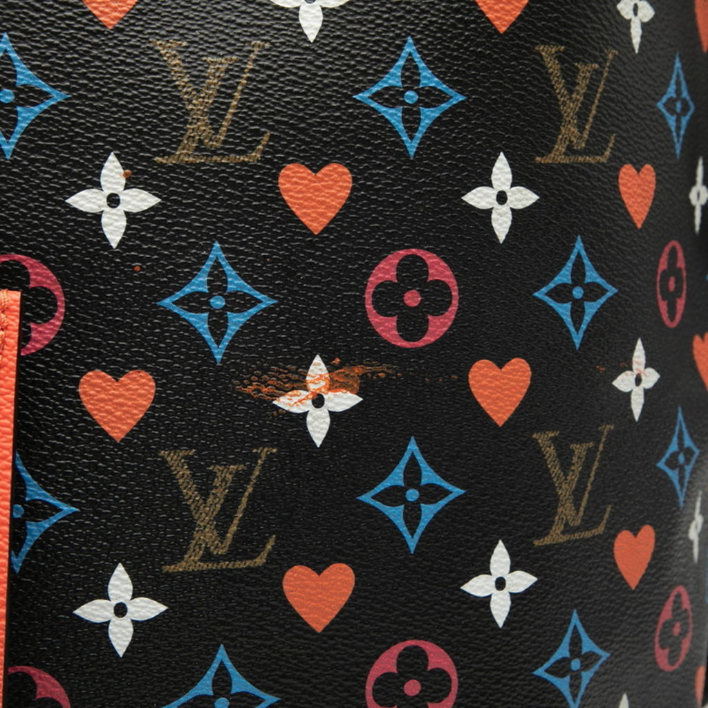 Louis Vuitton Black Multi-Color Pvc Leather Pouch Shoulder Bag Tote Bag (Pre-Owned)