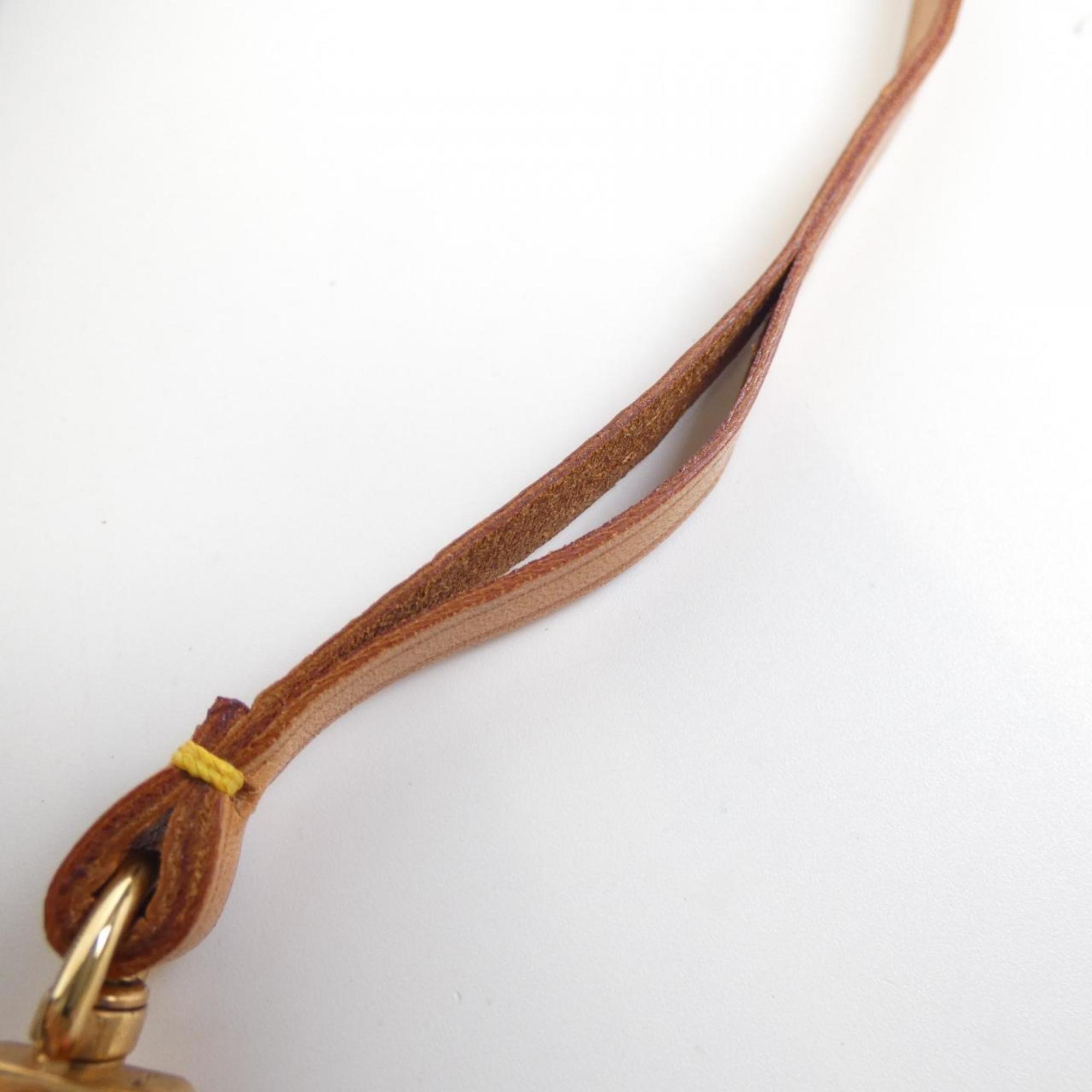 Louis Vuitton Marron Coated Canvas Pouch (Pre-Owned)