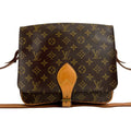 Louis Vuitton Brown Leather Pvc Pochette Shoulder Bag (Pre-Owned)