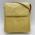 Louis Vuitton Yellow Monogram Vernis Pochette Shoulder Bag (Pre-Owned)