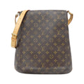 Louis Vuitton Marron Coated Canvas Shoulder Bag (Pre-Owned)