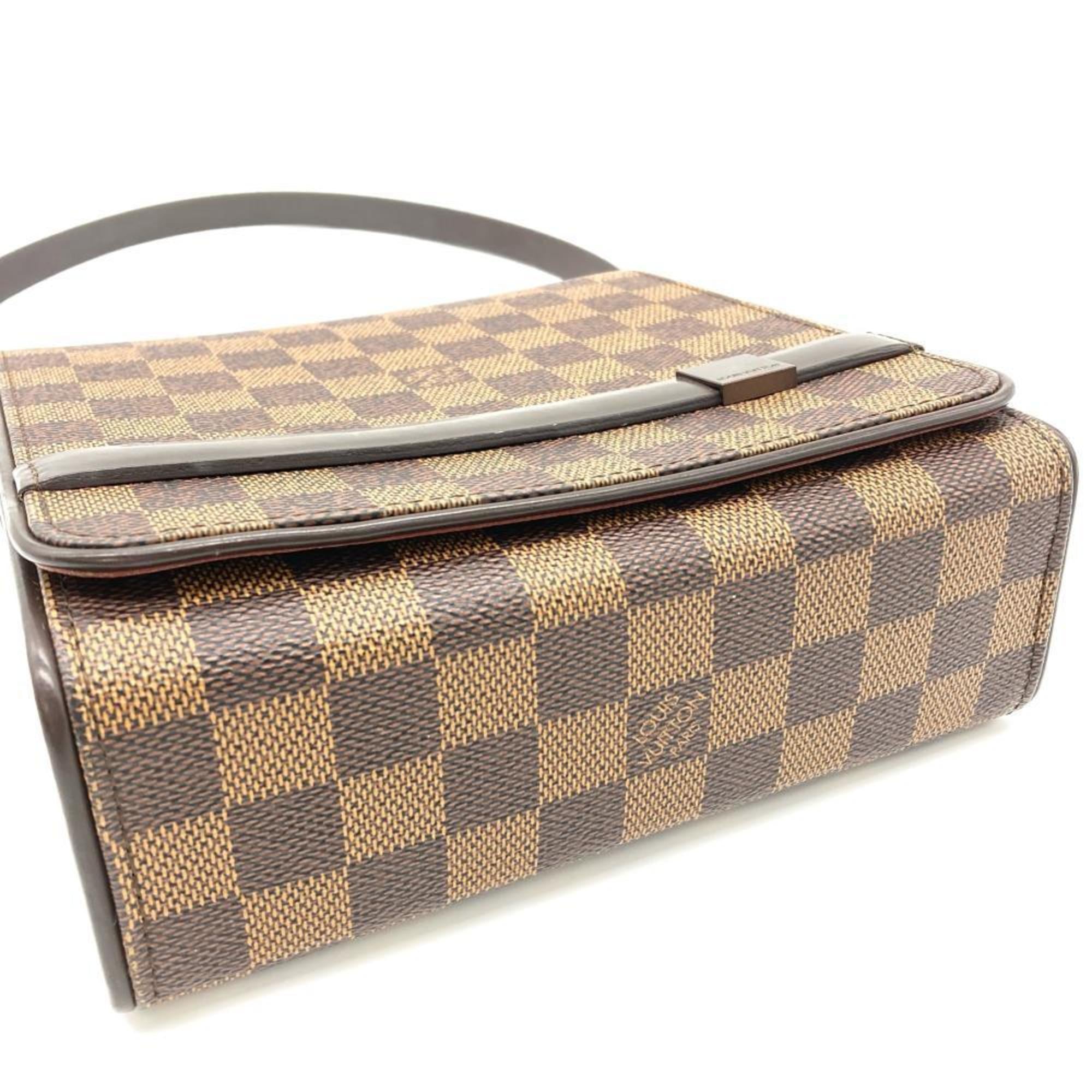 Louis Vuitton Damier Damier Canvas Ebene Damier Canvas Shoulder Bag (Pre-Owned)