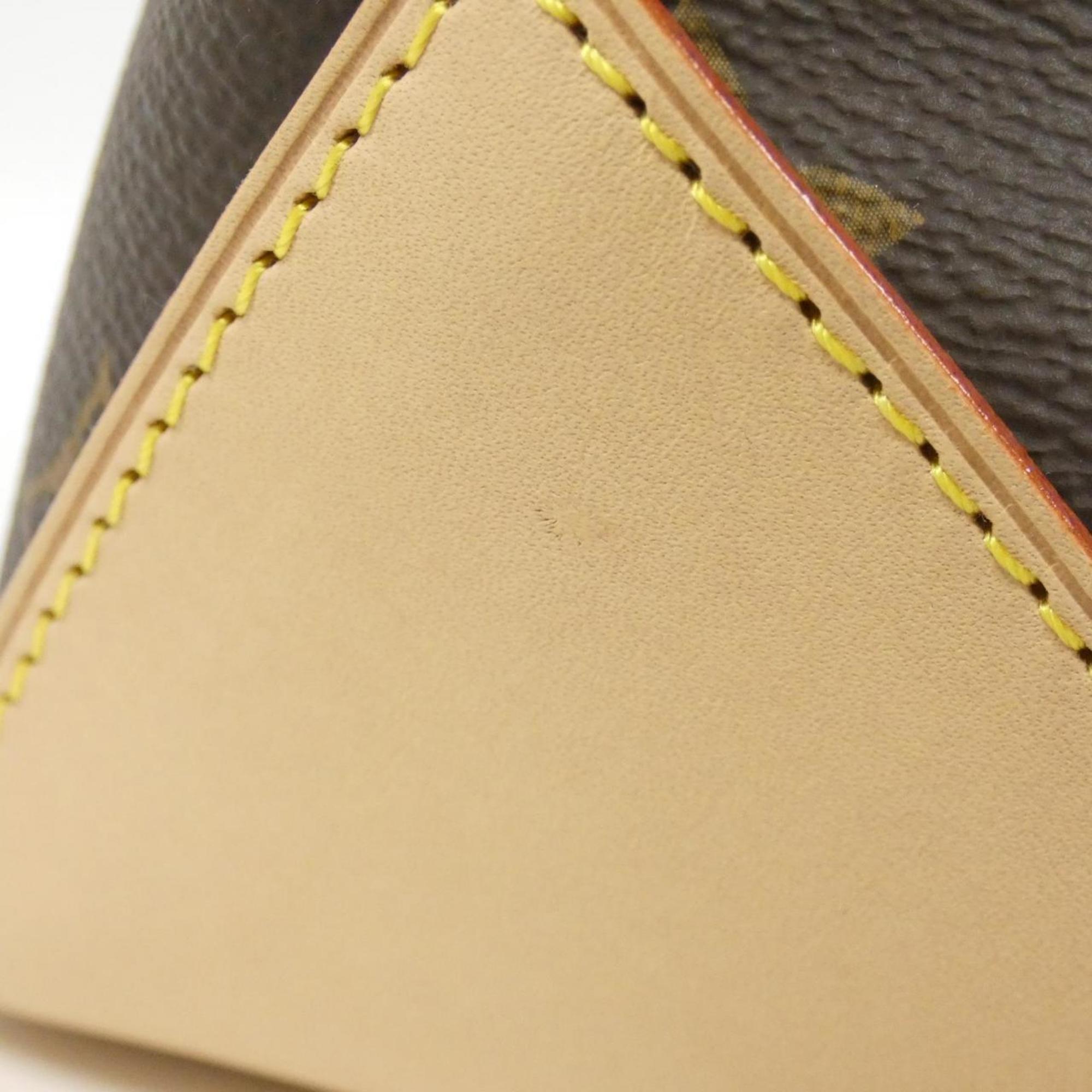 Louis Vuitton Brown Coated Canvas Handbag (Pre-Owned)