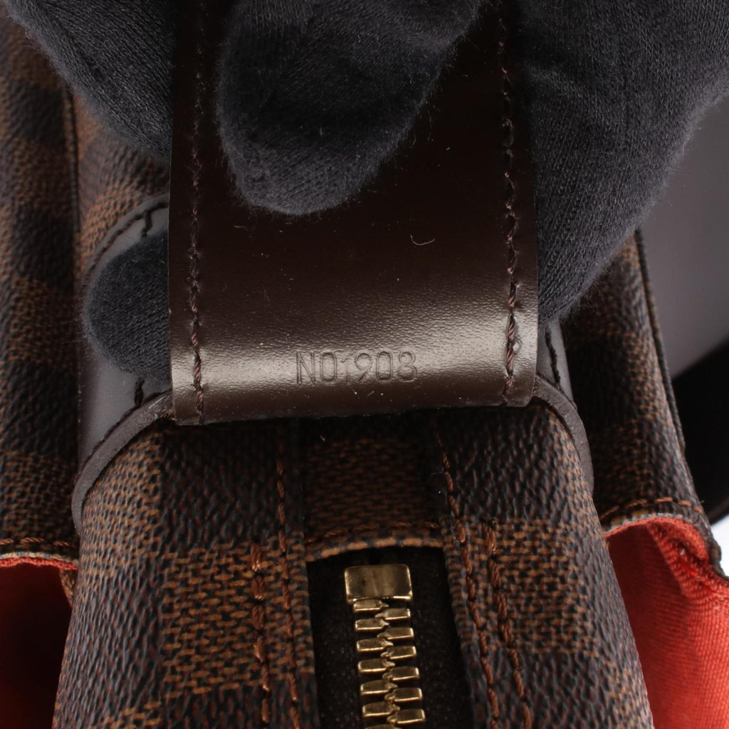Louis Vuitton Brown Damier Canvas Ebene Coated Canvas Leather Shoulder Bag (Pre-Owned)