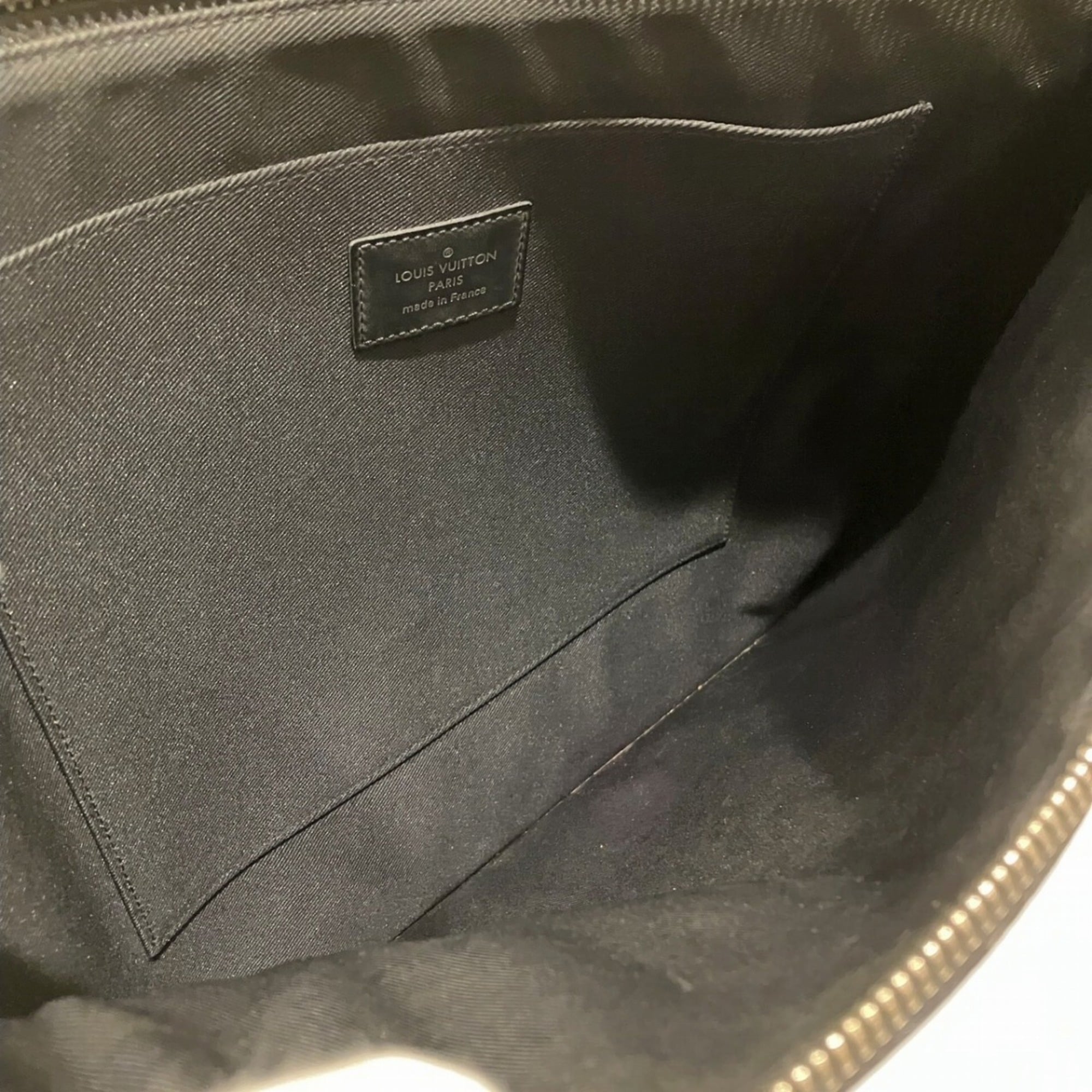 Louis Vuitton Black Pvc Clutch Bag Pochette (Pre-Owned)