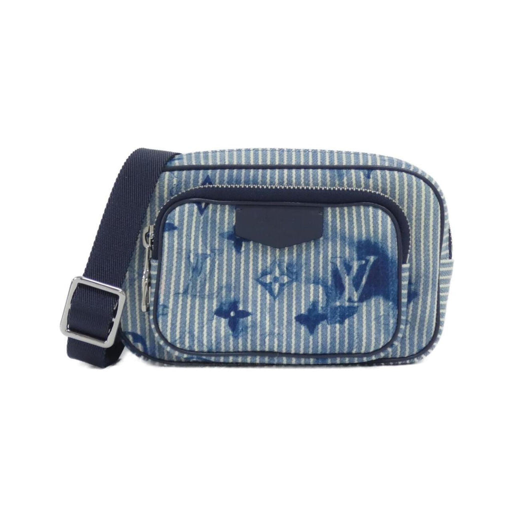 Louis Vuitton Navy Canvas Pochette Shoulder Bag (Pre-Owned)