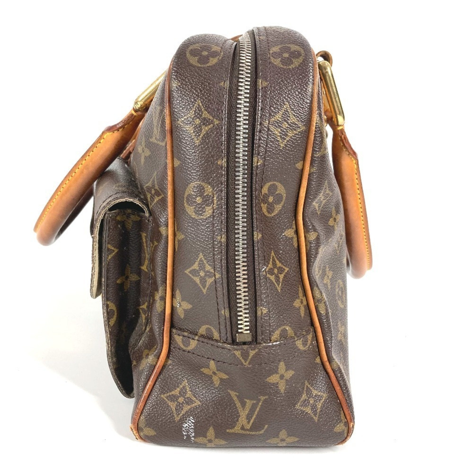 Louis Vuitton Brown Monogram Monogram Boston Bag Handbag Shoulder Bag (Pre-Owned)