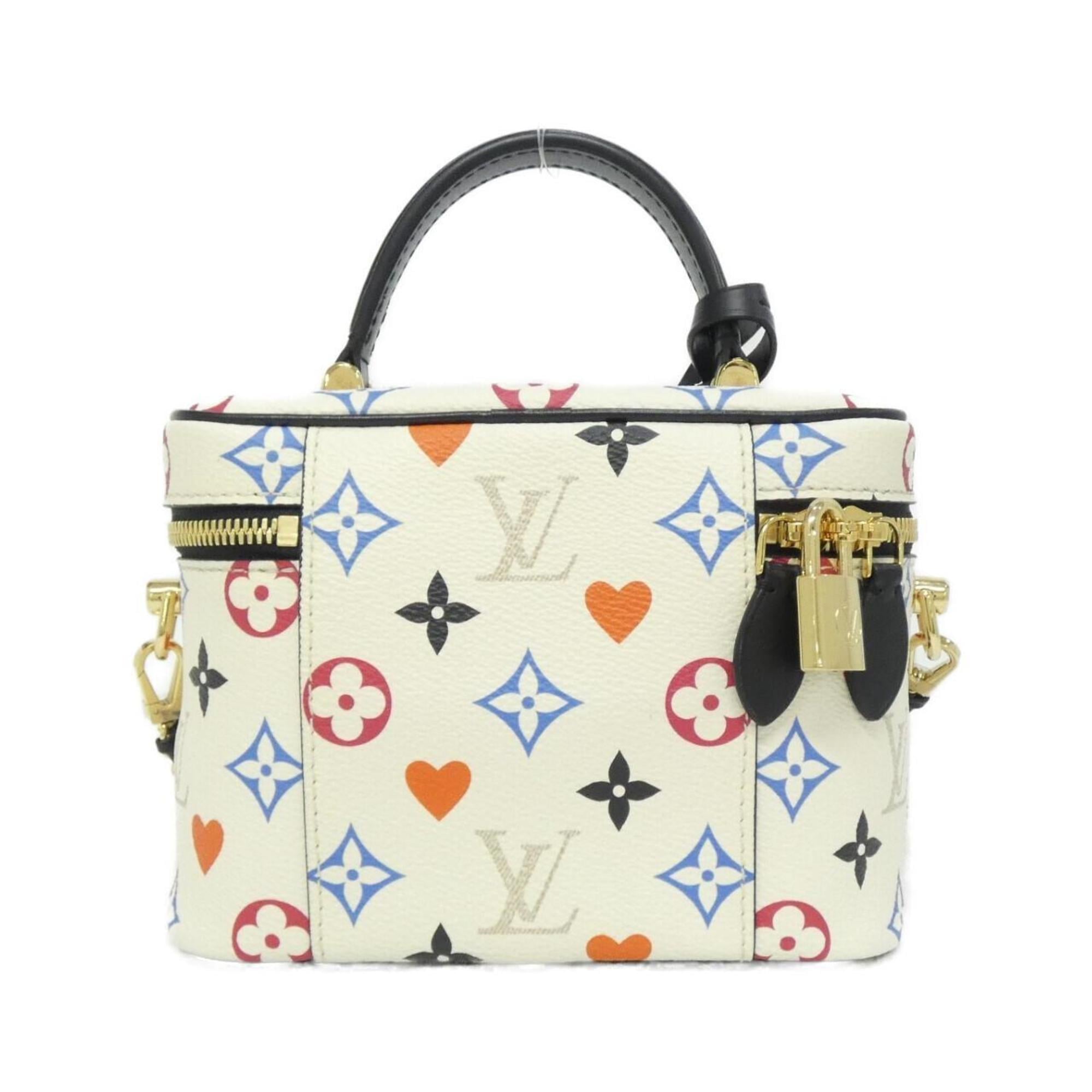 Louis Vuitton Monogram Blanc Coated Canvas Handbag (Pre-Owned)